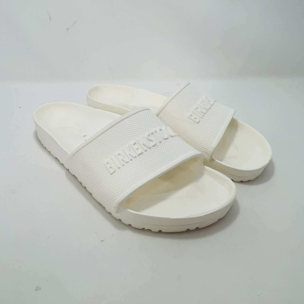 Birkenstock Barbados EVA White Slides Sandals Mens 43 M10 1015399 Birks Slide